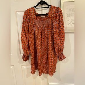 DOEN poplin mini dress